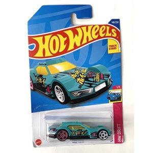 Hot Wheels HW Drift Driftsta Teal Blue 148/250 Track Stars Race Vehicle Car Toy